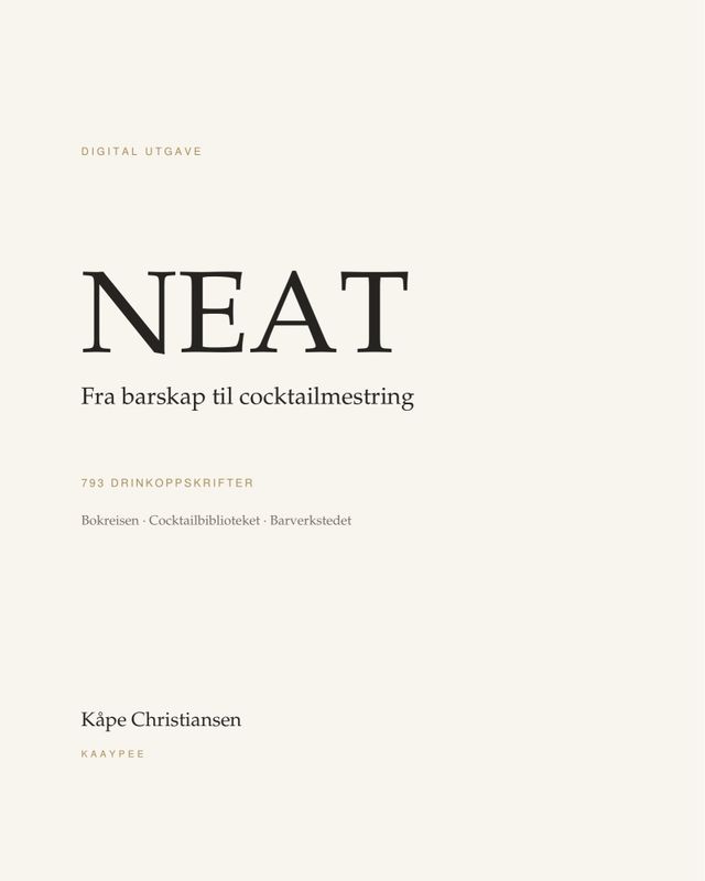NEAT – Digital utgivelse (PDF)